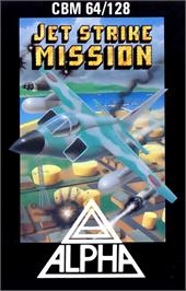 Box cover for Jet Strike Mission on the Commodore 64.