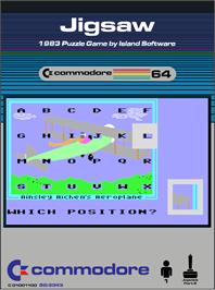 Box cover for Jigsaw on the Commodore 64.