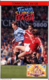 Box cover for Jimmy's Super League on the Commodore 64.