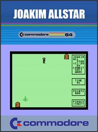 Box cover for Joakim Allstar on the Commodore 64.
