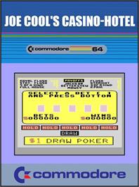 Box cover for Joe Cool's Casino-hotel on the Commodore 64.