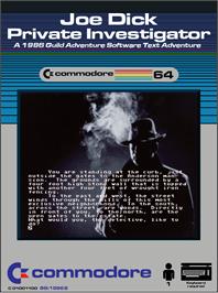 Box cover for Joe Dick - Private Investigator on the Commodore 64.