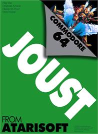 Box cover for Joust (Atarisoft) on the Commodore 64.