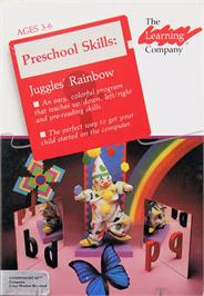 Box cover for Juggles' Rainbow on the Commodore 64.