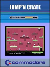 Box cover for Jump'n Crate on the Commodore 64.