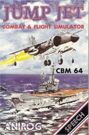 Box cover for Jump Jet on the Commodore 64.