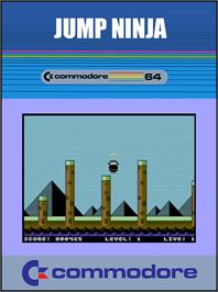Box cover for Jump Ninja on the Commodore 64.