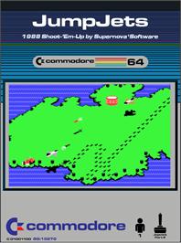 Box cover for Jumpjets on the Commodore 64.