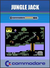 Box cover for Jungle Jack on the Commodore 64.