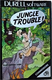 Box cover for Jungle Trouble on the Commodore 64.