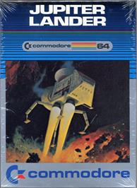 Box cover for Jupiter Lander (Courbois Software) on the Commodore 64.