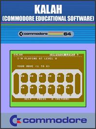Box cover for Kalah on the Commodore 64.