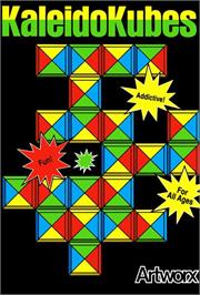 Box cover for Kaleidokubes on the Commodore 64.