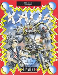 Box cover for Kaos on the Commodore 64.