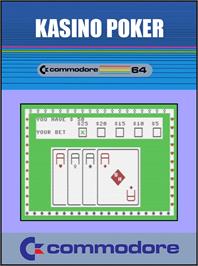 Box cover for Kasino Poker on the Commodore 64.