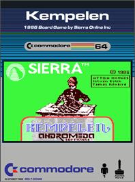 Box cover for Kempelen on the Commodore 64.