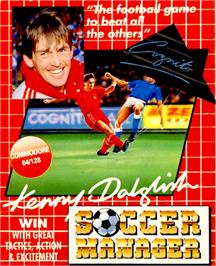 Box cover for Kenny Dalglish Soccer Manager on the Commodore 64.