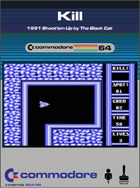 Box cover for Kill on the Commodore 64.