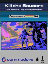 Box cover for Kill The Saucers on the Commodore 64.