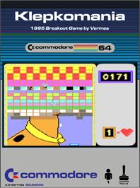 Box cover for Klepkomania on the Commodore 64.