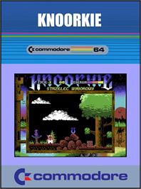Box cover for Knoorkie on the Commodore 64.