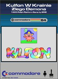 Box cover for Kulfon W Krainie Zlego Demona on the Commodore 64.