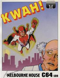 Box cover for Kwah! on the Commodore 64.