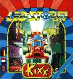 Box cover for L.E.D. Storm on the Commodore 64.