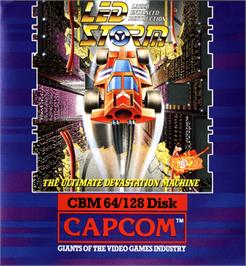 Box cover for LED Storm on the Commodore 64.