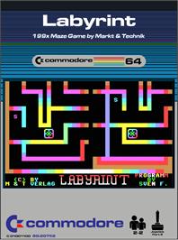 Box cover for Labyrint on the Commodore 64.
