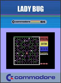 Box cover for Ladybug (Unknown) on the Commodore 64.
