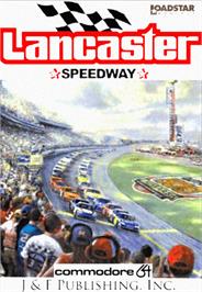 Box cover for Lancaster Speedway on the Commodore 64.