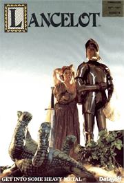 Box cover for Lancelot on the Commodore 64.