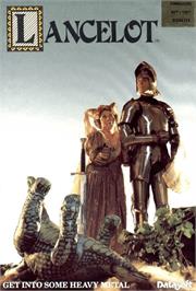 Box cover for Lancelot on the Commodore 64.