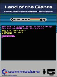 Box cover for Land Of The Giants on the Commodore 64.