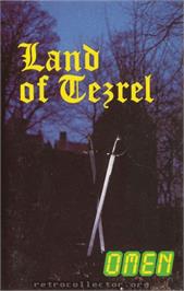 Box cover for Land of Tezrel on the Commodore 64.