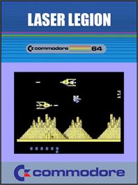 Box cover for Laser Legion on the Commodore 64.