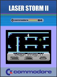 Box cover for Laser Storm 2 on the Commodore 64.