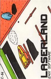 Box cover for Laserland on the Commodore 64.