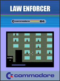 Box cover for Law Enforcer on the Commodore 64.