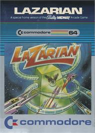 Box cover for Lazarian on the Commodore 64.