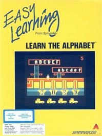 Box cover for Learn The Alphabet on the Commodore 64.