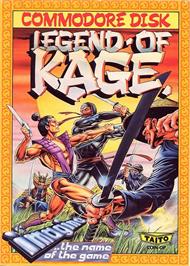 Box cover for Legend Of Kage, The on the Commodore 64.