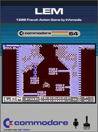 Box cover for Lem on the Commodore 64.
