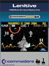 Box cover for Lenitive on the Commodore 64.