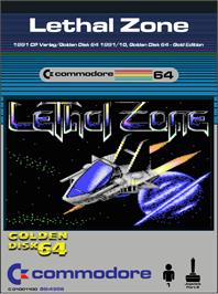 Box cover for Lethal Zone on the Commodore 64.