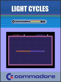 Box cover for Light Cycles V3.2b on the Commodore 64.