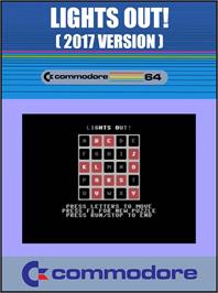Box cover for Lights Out on the Commodore 64.