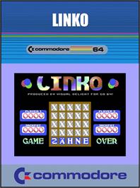 Box cover for Linko on the Commodore 64.