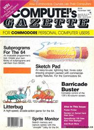 Box cover for Litterbug on the Commodore 64.